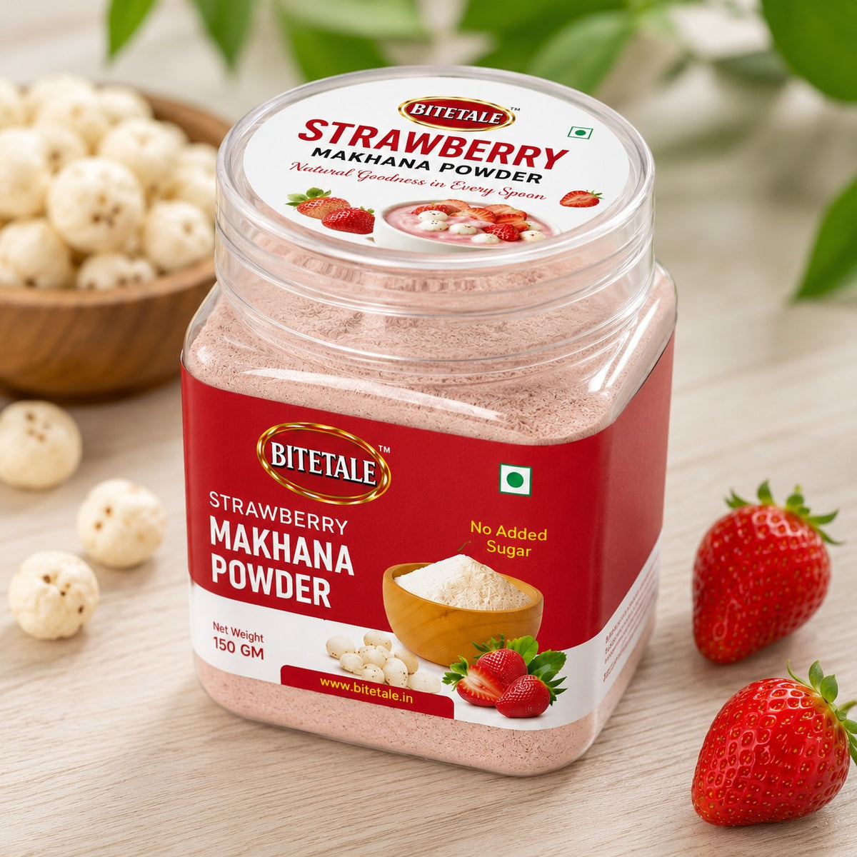 STRAWBERRY MAKHANA POWDER