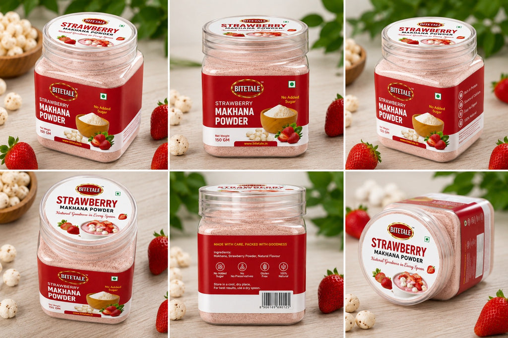 STRAWBERRY MAKHANA POWDER