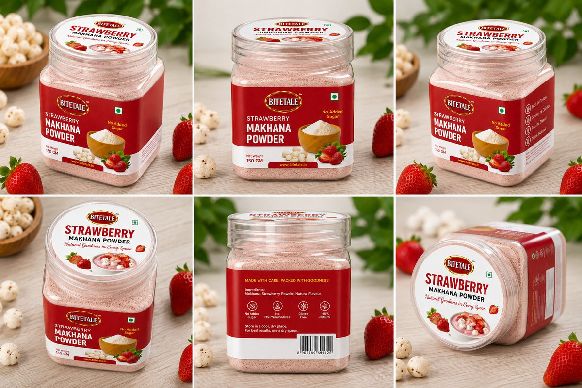 STRAWBERRY MAKHANA POWDER